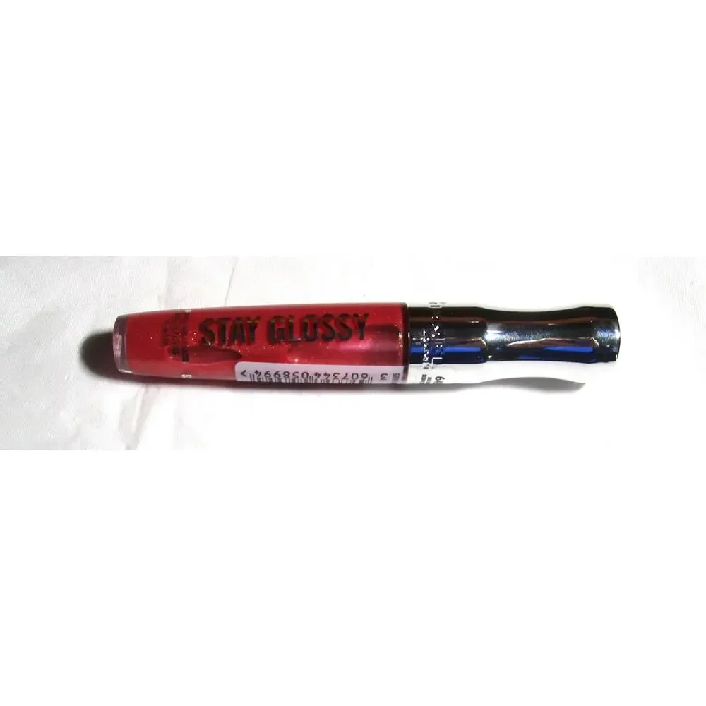 Rimmel Stay Glossy 6HR Lip Gloss, Shade 640 All Day Seduction, 0.18 Fl Oz